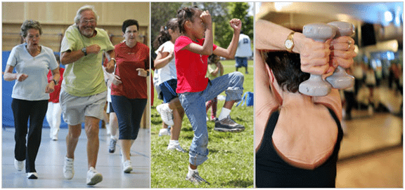 Senior fitness activities