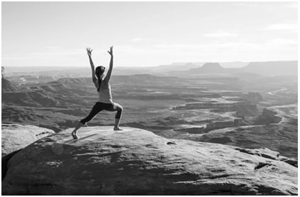 Woman doing yoga